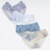 شورت تمام تور خالخالی 0455 رنگ طوسی