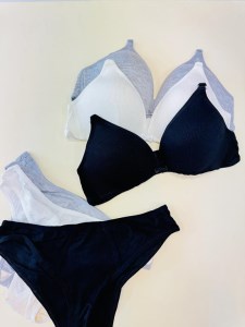 ست سوتین و شورت کبریتی 720 رنگ ابی