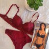 ست اسفنجی پرولا رنگ زرشکی سایز90