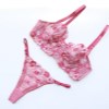 ست ژینا کد 1007 تمام شکوفه صورتی سایز 85